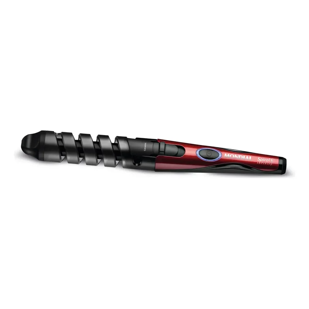 Modelador De Cachos Spiral Infinity, Mondial, 15w - Em-05 Preto/vermelho 127/220v