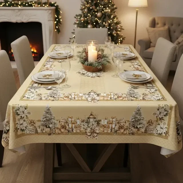 Toalha De Mesa Retangular Temas Variados 8 Lugares 1,50x2,70