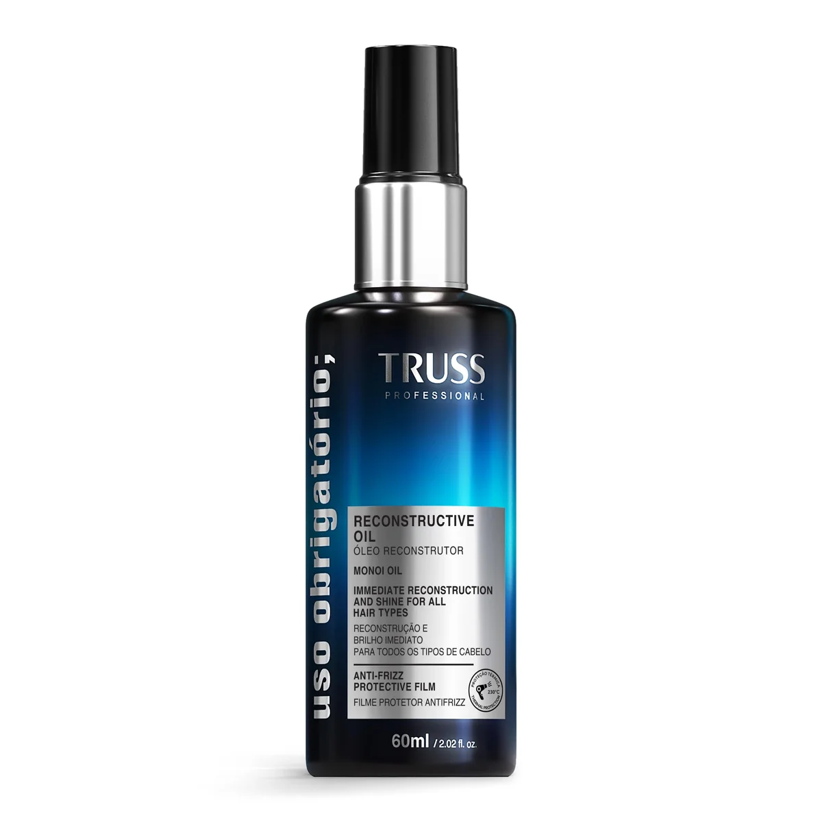 🎁 Truss Óleo Reconstrutor Uso Obrigatório | Tratamento Capilar para Brilho, Reconstrução e Proteção | 60ml