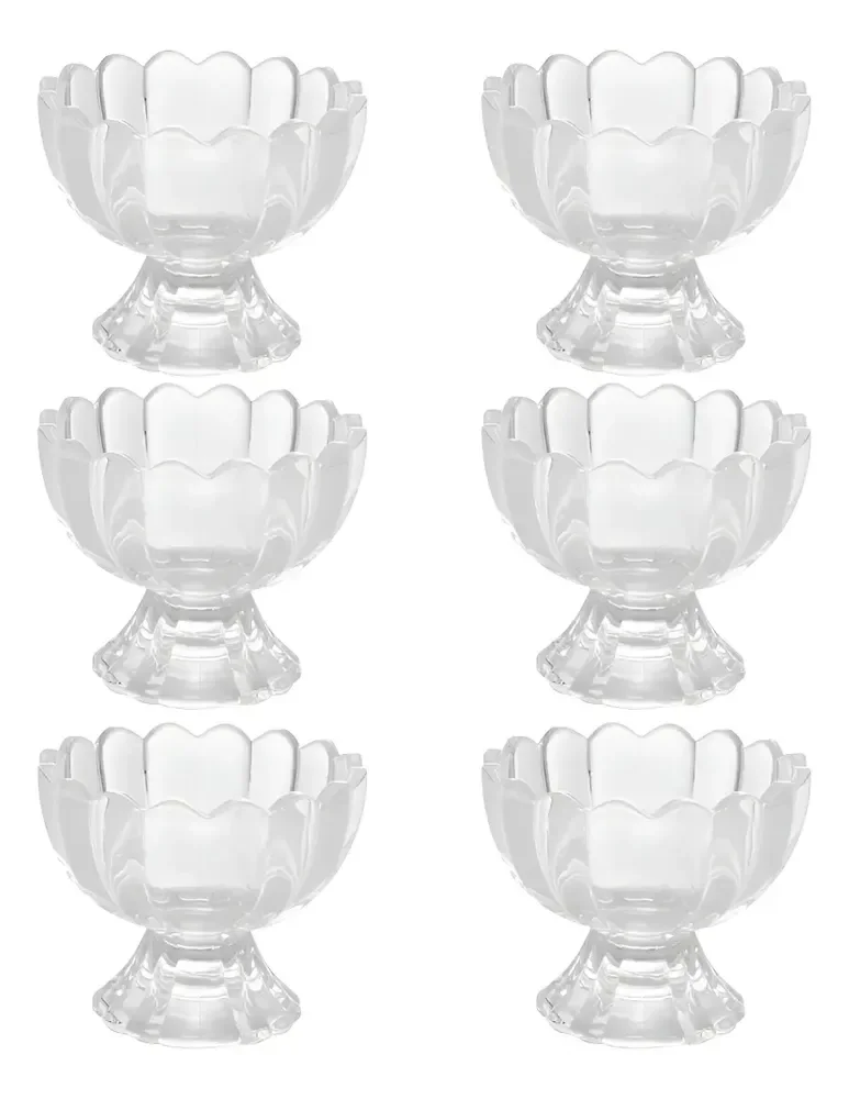 Kit Tigelas para Sobremesa de Vidro Wolff Geneva 125 mL (6 Unidades)
