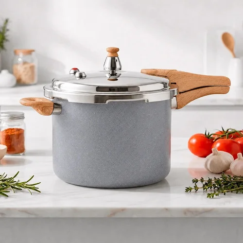 Panela De Pressão Indução Ecoglide 4,2l Grafite Tuut Grafito