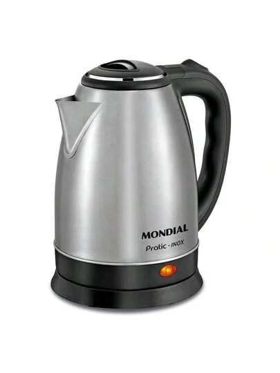 Chaleira Eletrica Mondial CE-06 2 Litros 1200w Pratic Inox
