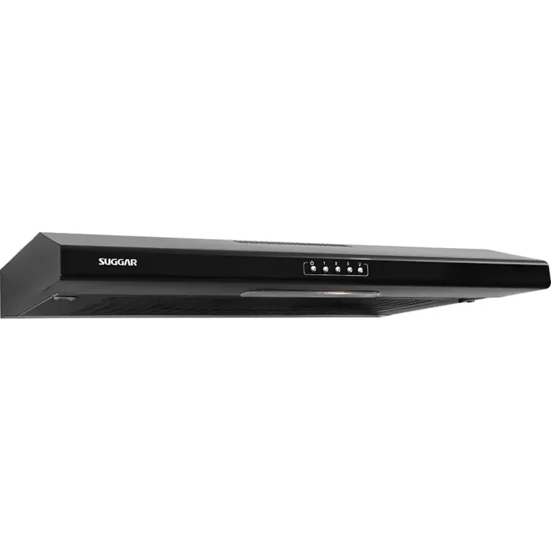 Depurador De Cozinha Suggar Delgado Con Manta Slim Com Manta De Parede Tamanho 80cm X 8.5cm X 48cm Cor Preto 127v