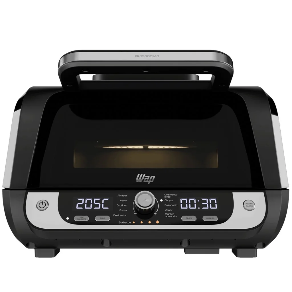 Fritadeira Elétrica Air Fryer Barbecue 10L 1800W 220V Wap