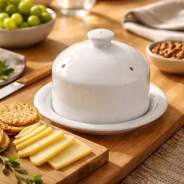 Queijeira Porta Queijos De Porcelana