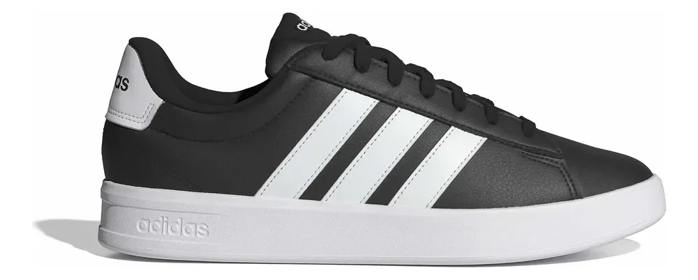 Tênis Masculino Grand Court 3.0 adidas Cblack/ftwwht/ftwwht Liso 40 Br