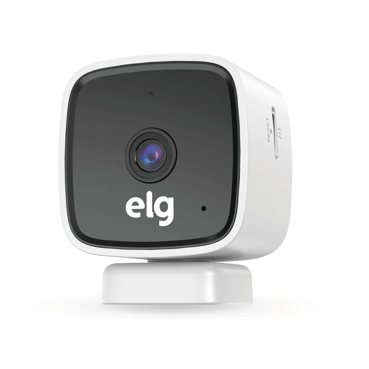 ELG, SHCI603, Câmera interna 1080P Full HD Inteligente Wi-Fi com Botão SOS, Áudio Bidirecional, Visão Noturna e Detecção de Movimentos, Branco