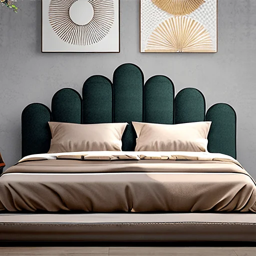 Kit Cabeceira Estofada Nuvem 60x20cm Cama Casal 7 Peças Decoração Quarto