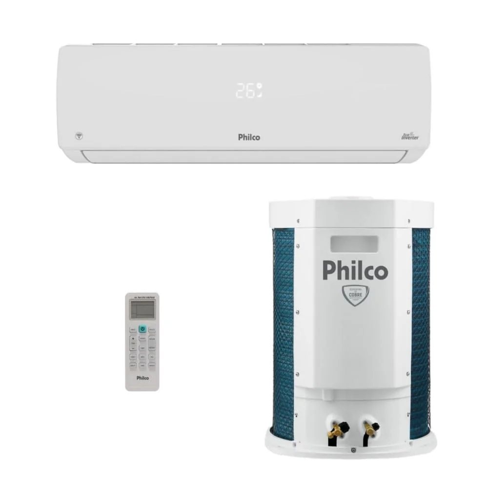 Philco Ar Condicionado Split Philco Hi Wall Eco Inverter 18.000 BTU/h Frio Monofásico Branco PAC18000IFM15-220V