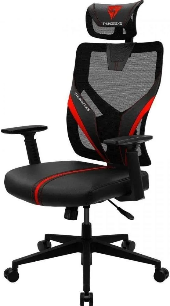 Cadeira Ergonômica Yama1 Vermelha ThunderX3