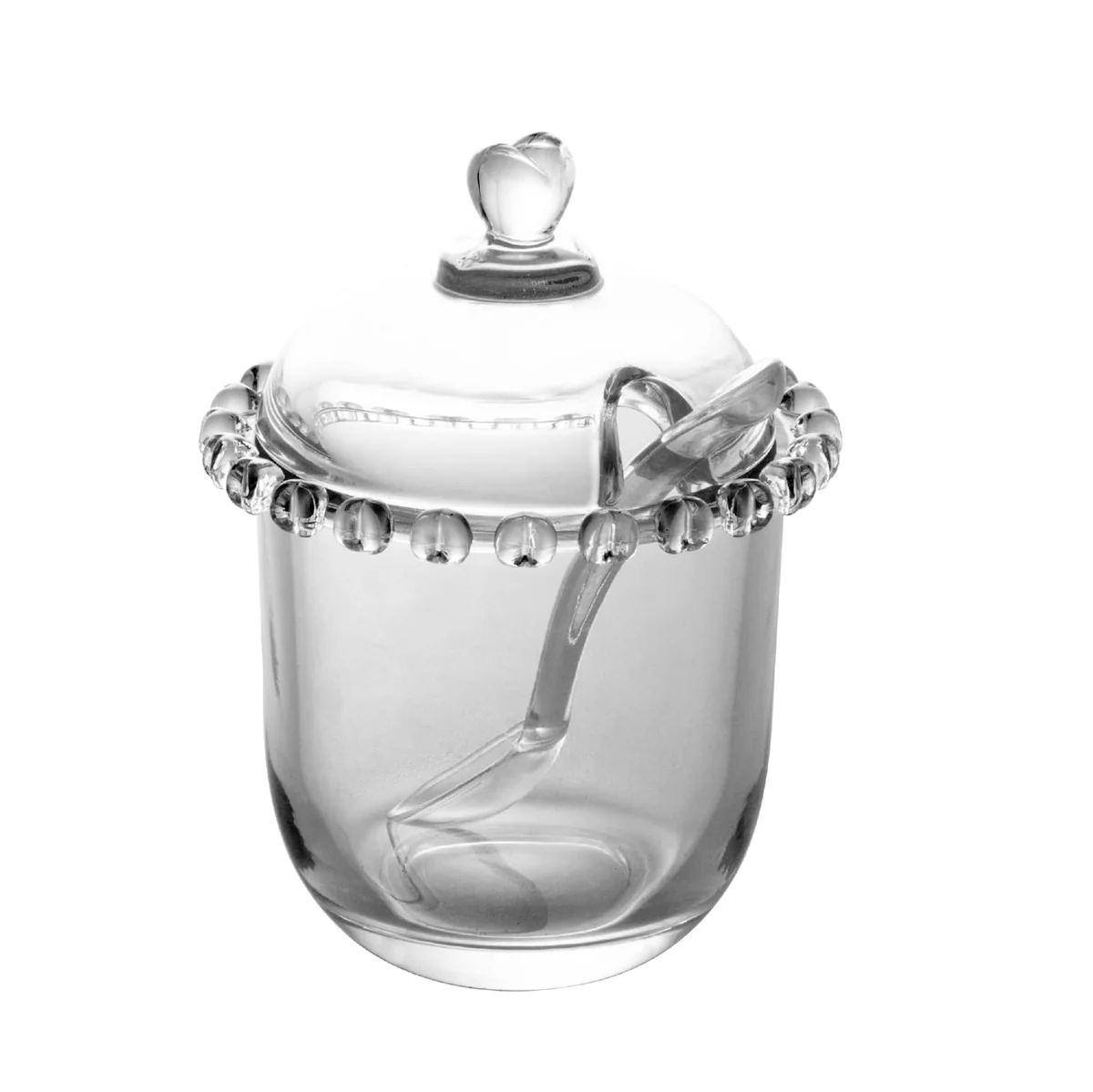 LYOR - Açucareiro de Cristal com Colher Coração 210ml