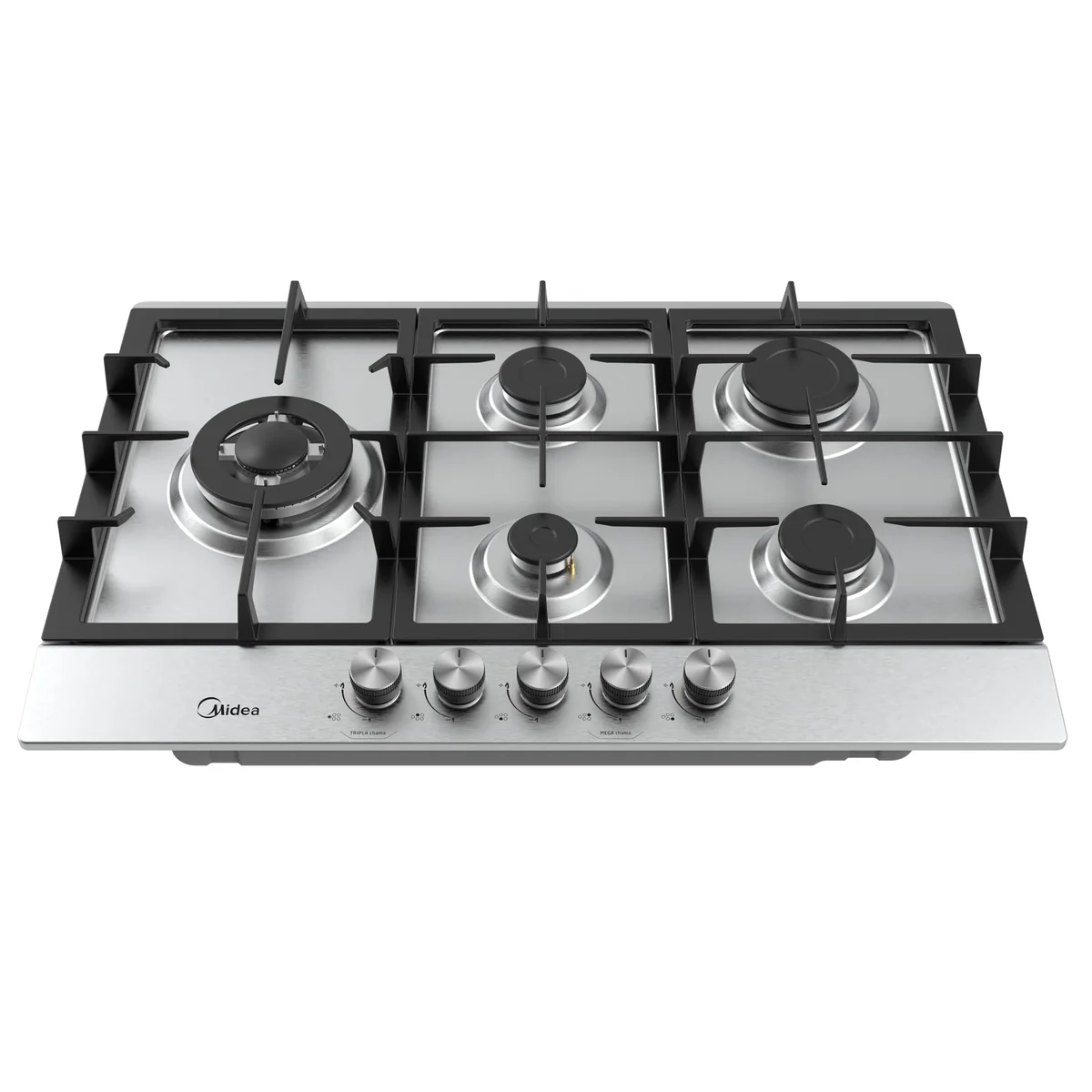 COOKTOP INOX 5 BOCAS - Midea