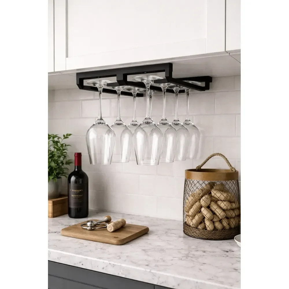 Suporte Porta Taças De Vinho PI Armário
