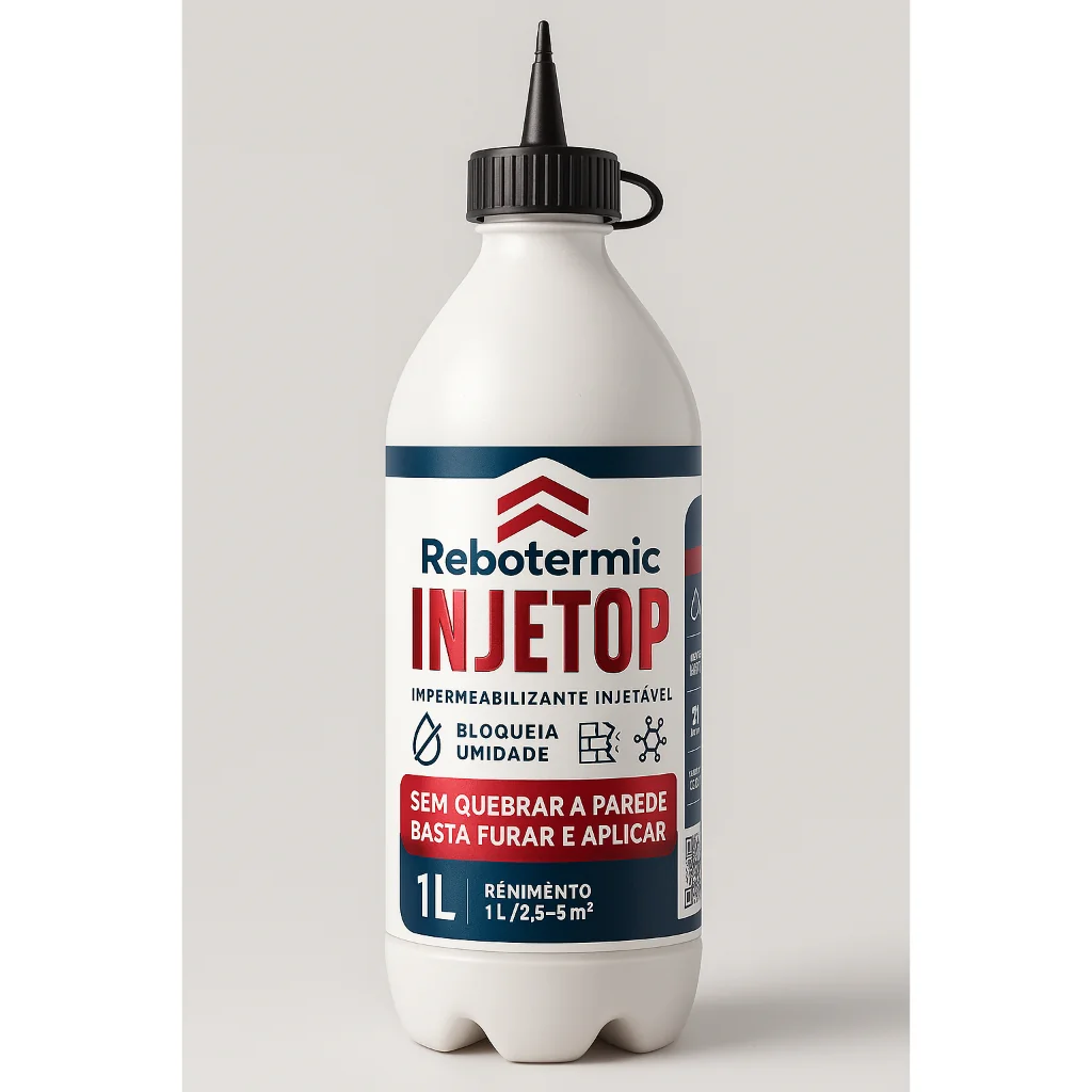 INJETOP REBOTERMIC 1L - IMPERMEAILIZANTE PARA RODAPÉ DE PAREDE