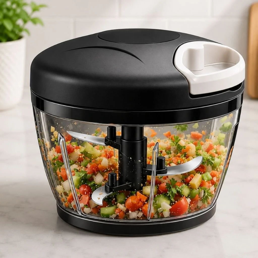 Processador 170ml e 500ml Triturador de Alimentos Alho Cebola Legumes Cozinha