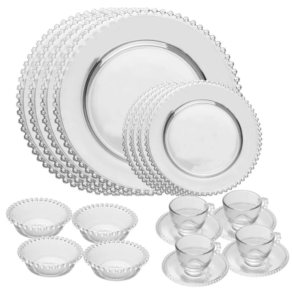 Jogo de Jantar 20 Peças Pearl Cristal – Wolff