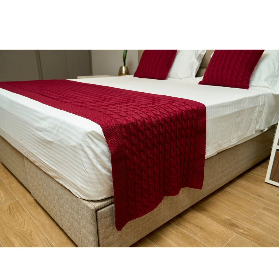 Peseira Decorativa Cama King Queen Quarto Trico Sofa - 40073