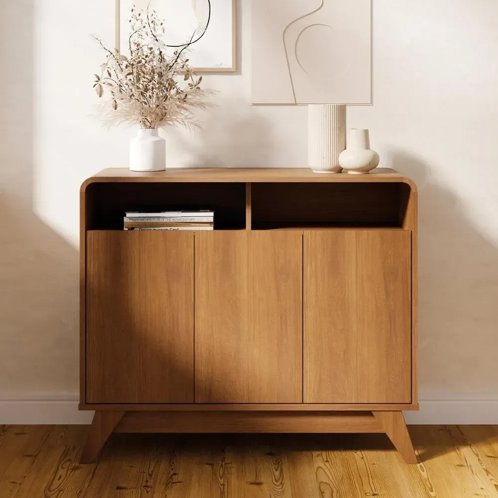 Buffet Aparador 95cm 3 Portas Orgânico