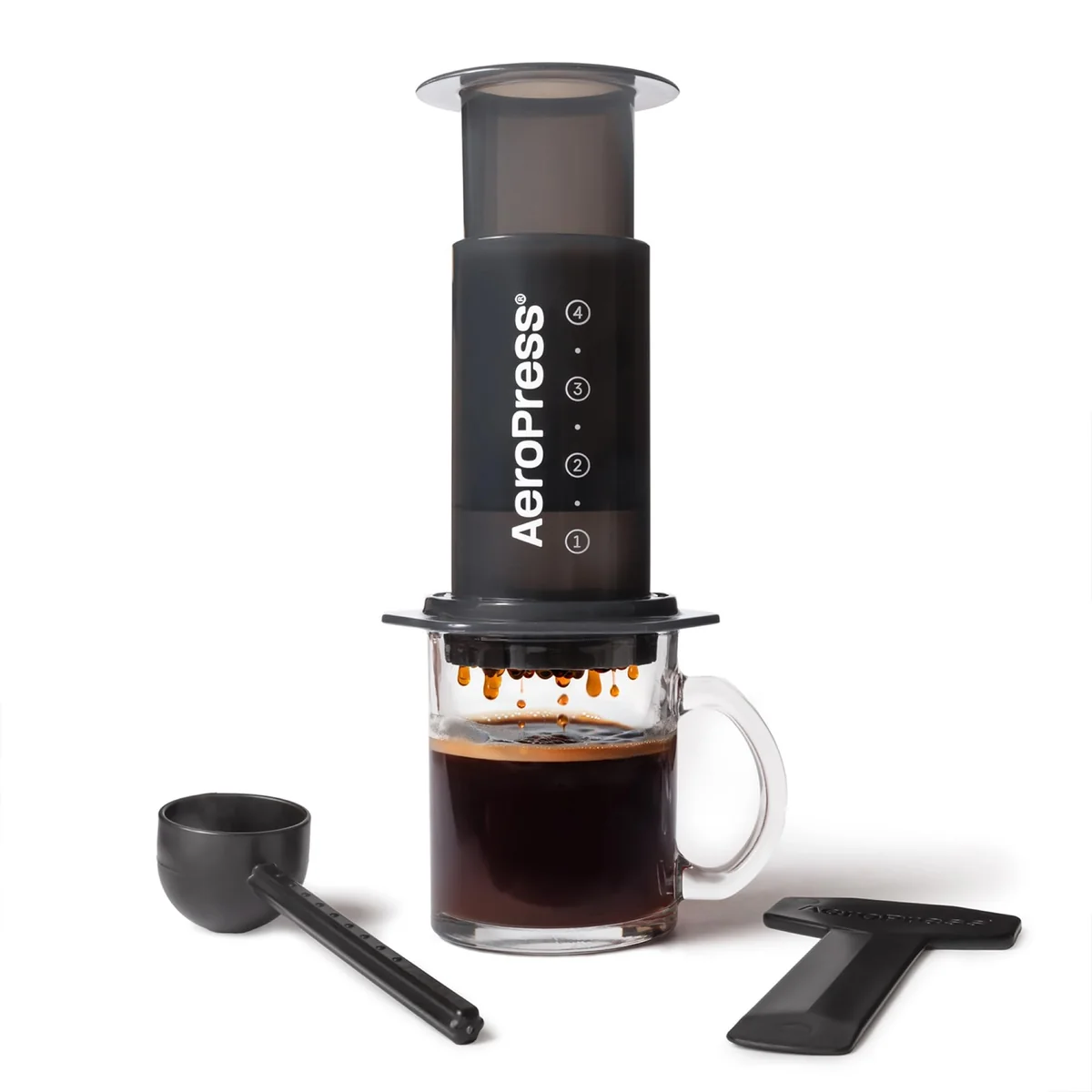 Suporte Para Filtrar Café, Cinza Transparente, AEROPRESS
