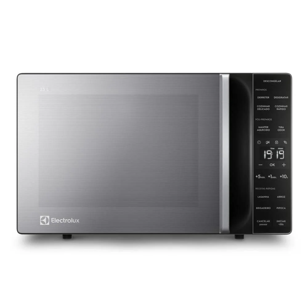Micro-ondas Electrolux 23L Inox Efficient com Descongelamento Assistido 127v ME23S