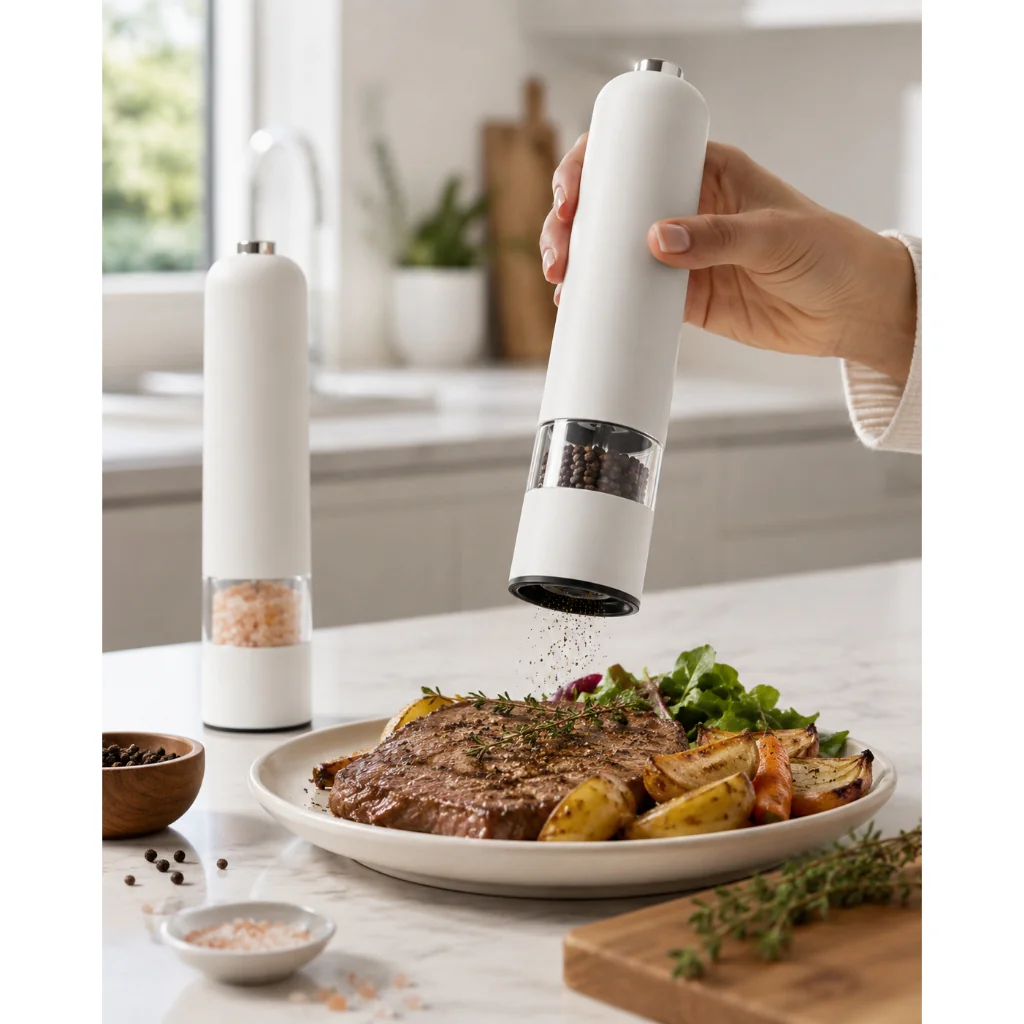 Moedor de Temperos Automático - Sal e Pimenta
