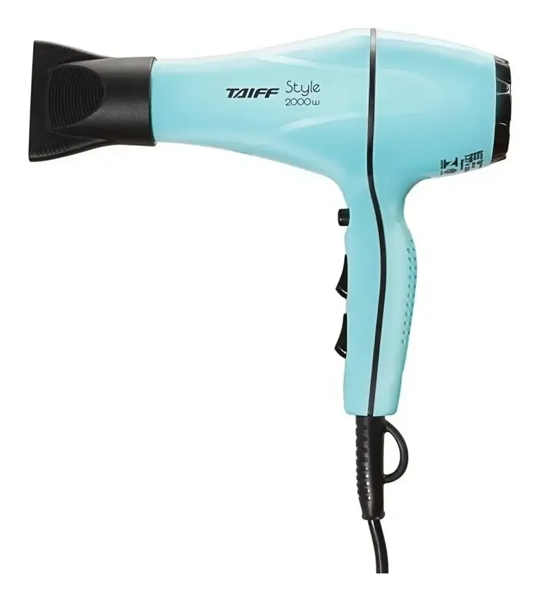 Secador De Cabelos Taiff Stylle Tiffany Motor Ac 2000w Azul-tiffany