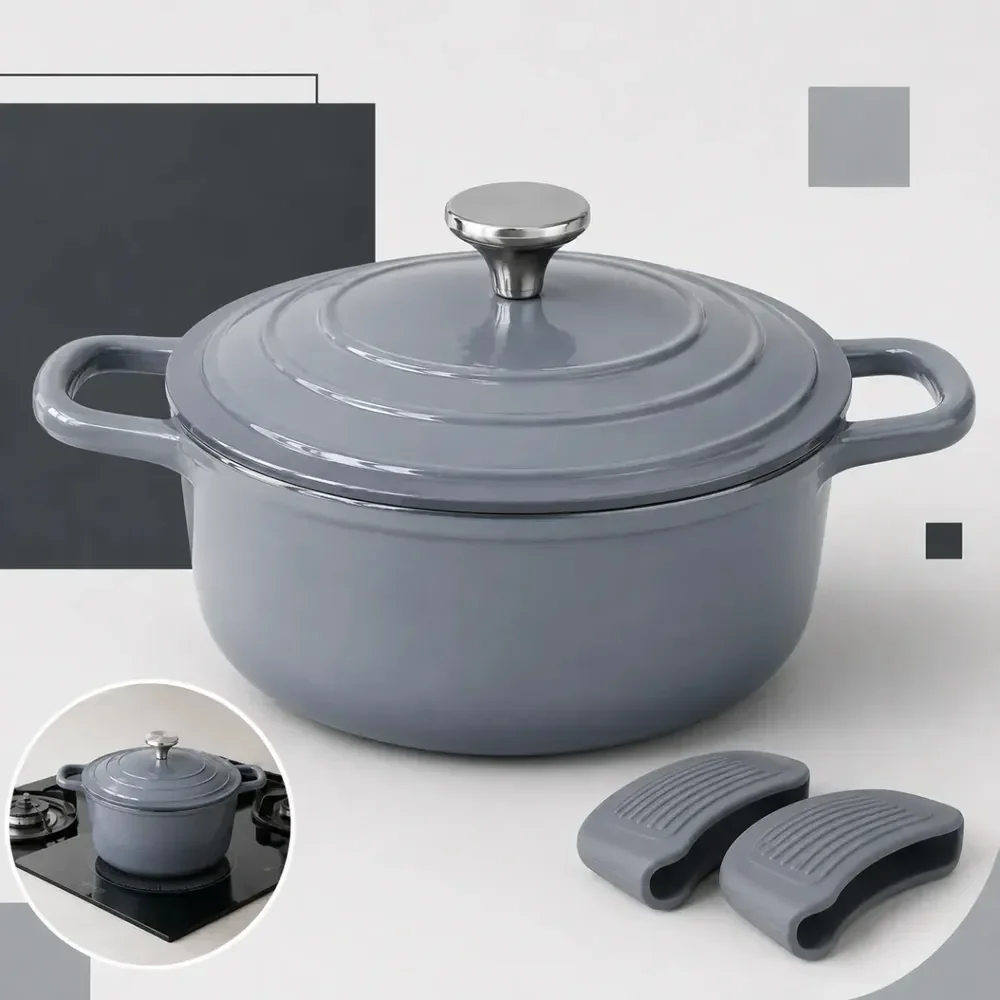 Caçarola Nhame Gourmet Redonda de Cerâmica com 20 cm e Antiaderente