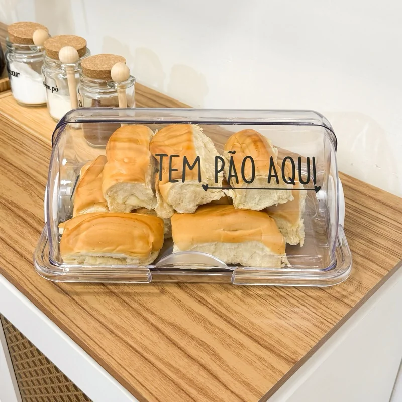 Porta pão clean - boleira - porta queijo