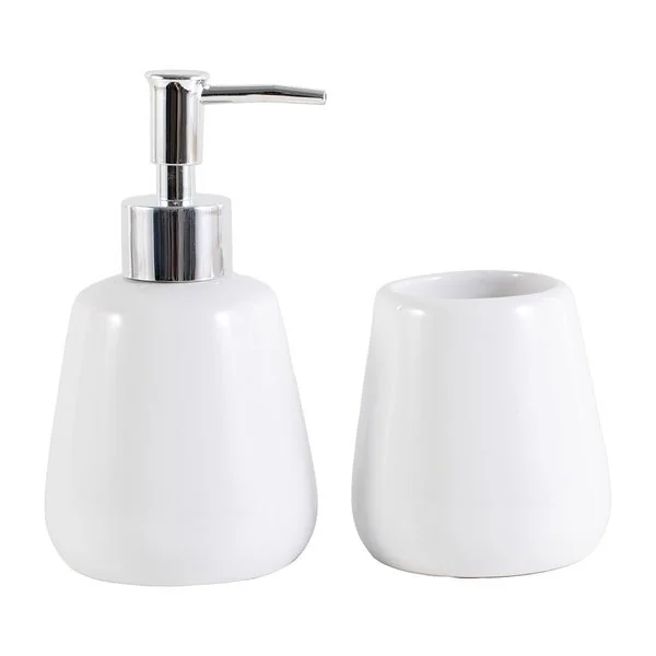 Kit Banheiro 2 Peças De Cerâmica - Jolitex MEK