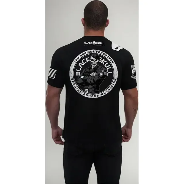 Camisa Clothing Black Skull - Modelo Do Bope - Original