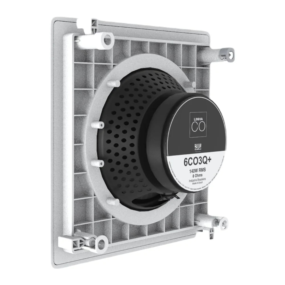 Arandela Quadrada JBL 6CO3R+ 140W Branca - PAR / 2