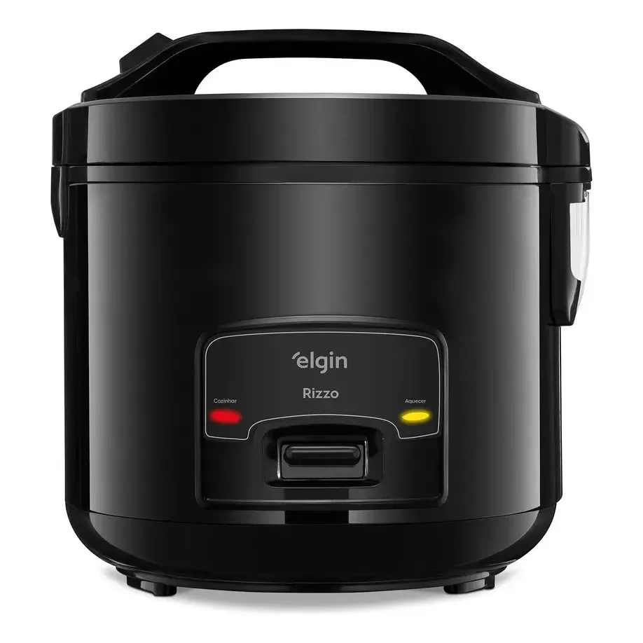 Panela Elétrica De Arroz Elgin Rizzo 5 Xícaras 400w Preta - Preto 220v 60hz