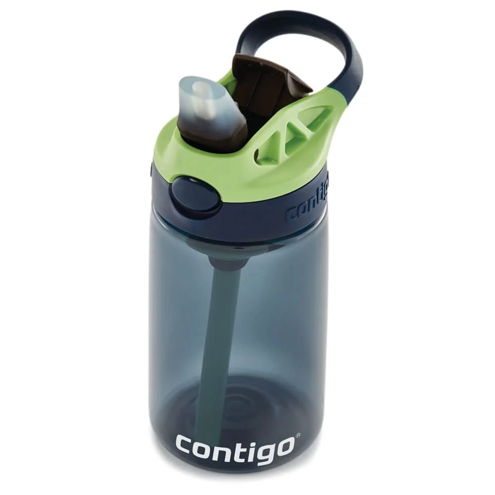 Garrafinha Infantil Tritan Verde e Azul Marinho 414ml Contigo