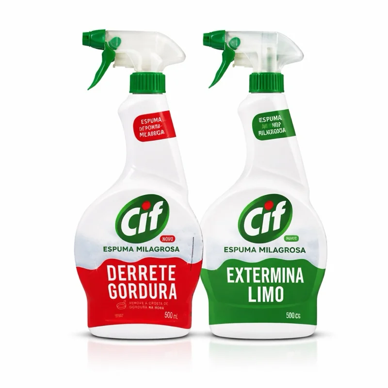 🛍️🧽✨ Cif Espuma Milagrosa – Derrete Gordura e Extermina Limo – 500ml