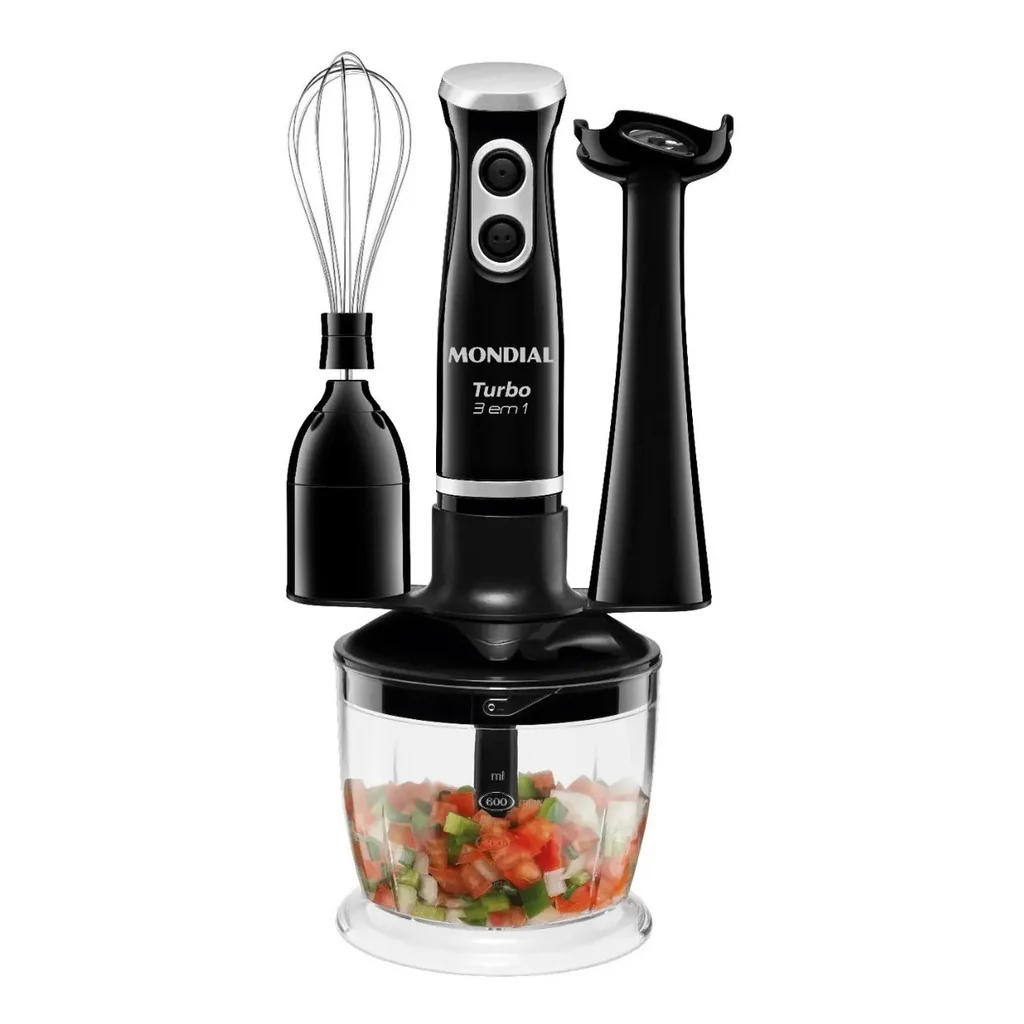 Mixer Turbo Mondial M-14 3 em 1 Potencia 350w 60Hz