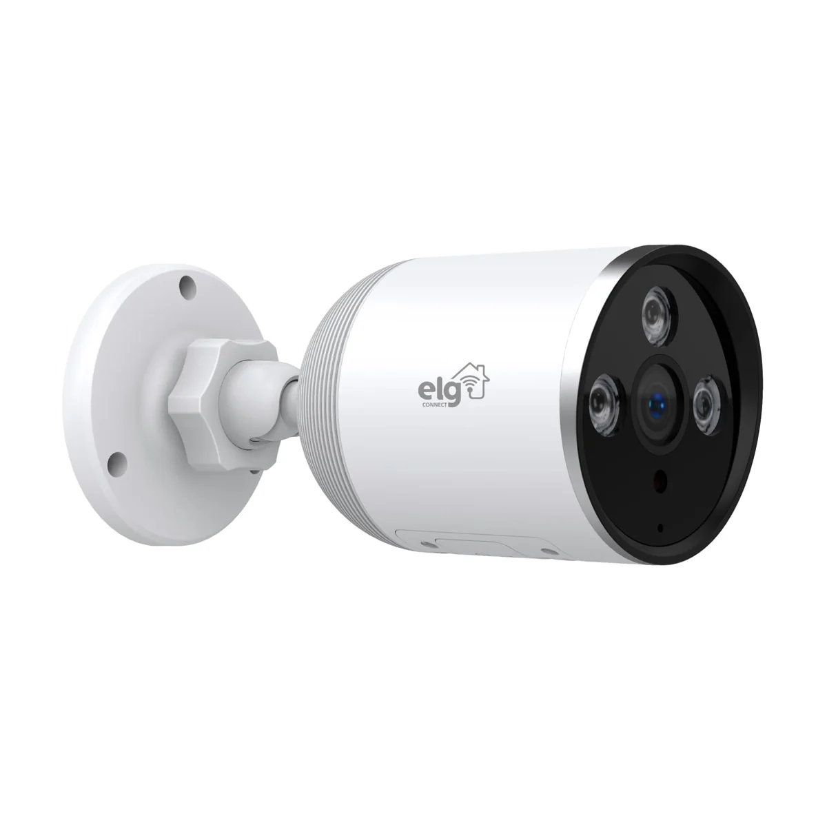 ELG, SHCF601, Câmera Externa Full Color 1080P IP65, Lente 3.6mm, Grava Full HD 1080p, Inteligente, Wi-Fi, Protocolo ONVOF, Perfil S, Branco