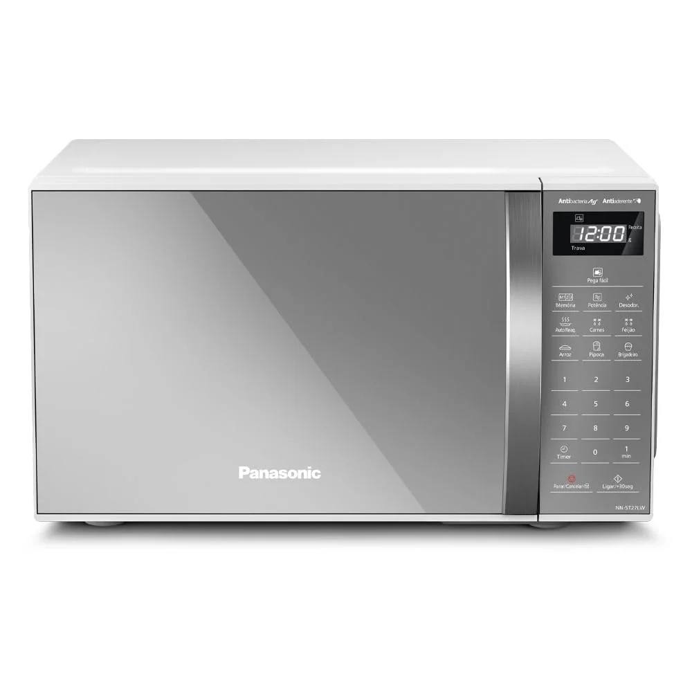 Panasonic Micro-ondas 21L Branco Espelhado 127v NN-ST27LWRU