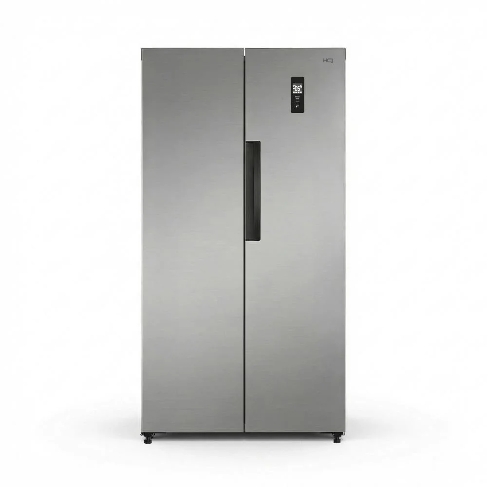 Geladeira Refrigerador HQ Frost Free Side By Side 460 Litros Inox HQ-460SBSFF (110, Volts)