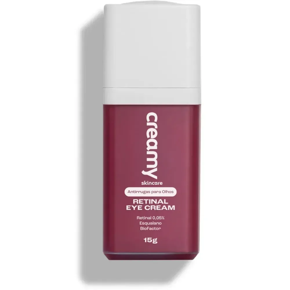 🛍️Creamy Skincare Creme Retinal Eye Cream 15g | Reduz Rugas E Linhas, Atenua Olheiras, Promove Firmeza, Renovação Celular | Todos Os Tipos De Pele, N...