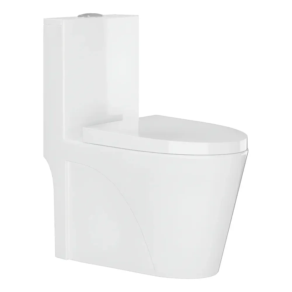 Vaso Sanitário Monobloco Caixa Acoplada Completo - Privada Cor Branco - Vab0002