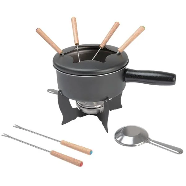 Conjunto para Fondue Brinox 10 Peças 16cm 1,25 Litros Aço Inox