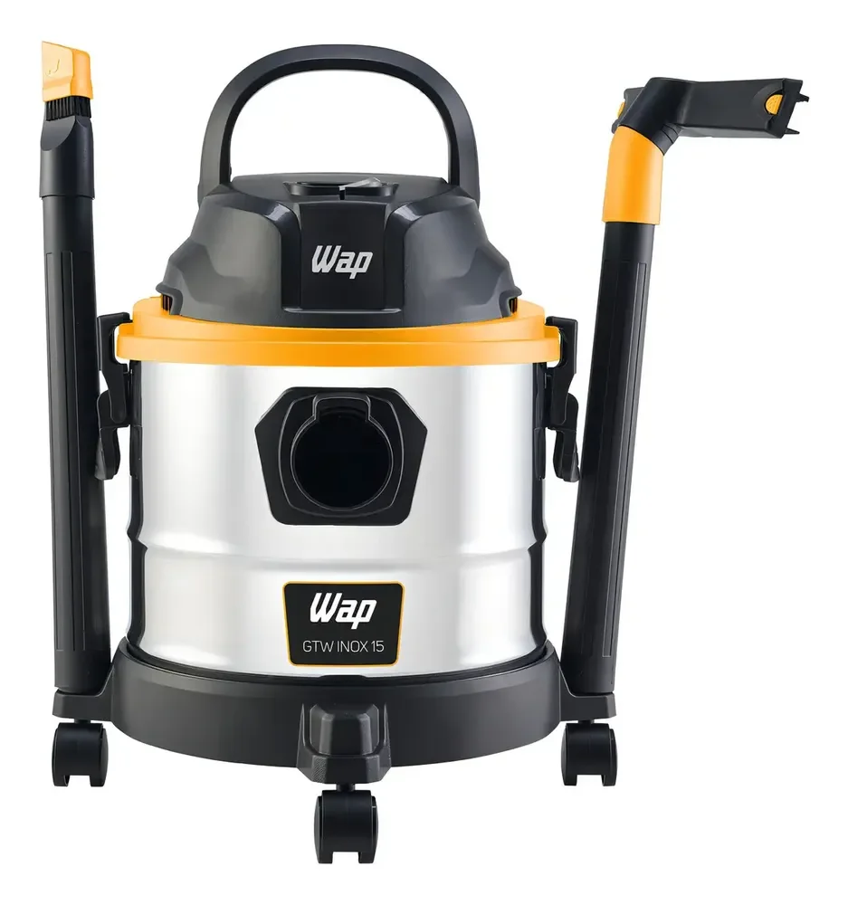 Aspirador De Pó E Água Fw008809 Gtw Inox 15 1700w Wap Preto