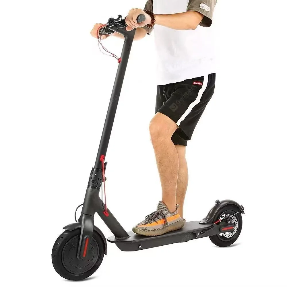 Patinete Elétrico De 350w Com Uma Bateria De Alta Alcança Velocidades De 25-30km/h, Com Autonomia De 4-5 Horas