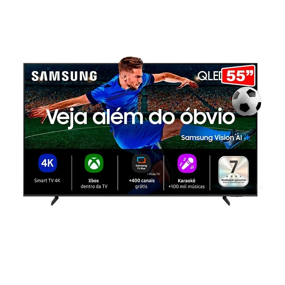 Smart Tv Samsung 55" QLED UTRA 4k Vision Ai QN55QEF1 HDR 130W