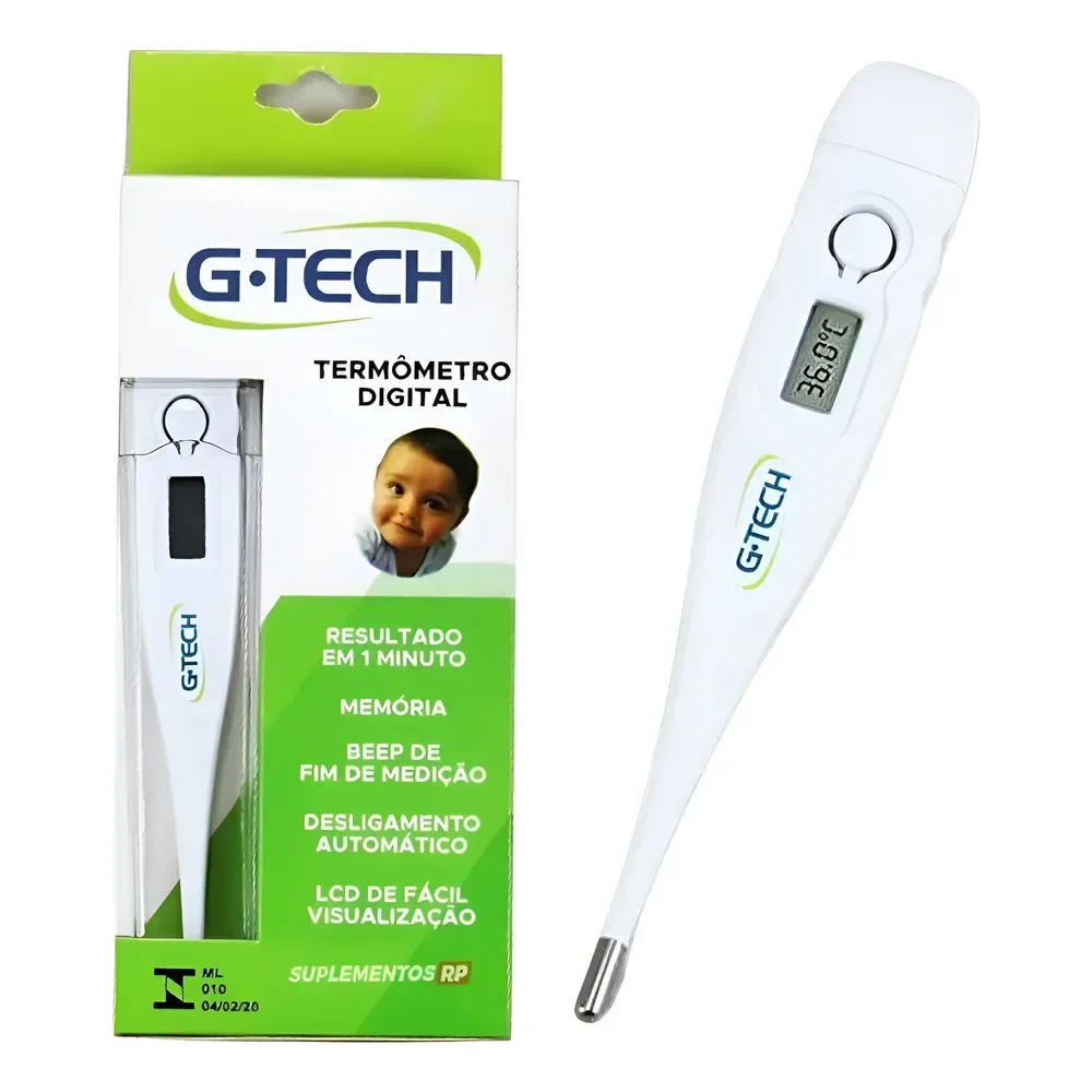Termômetro Clínico Digital De Braço G-tech Infantil E Adulto
