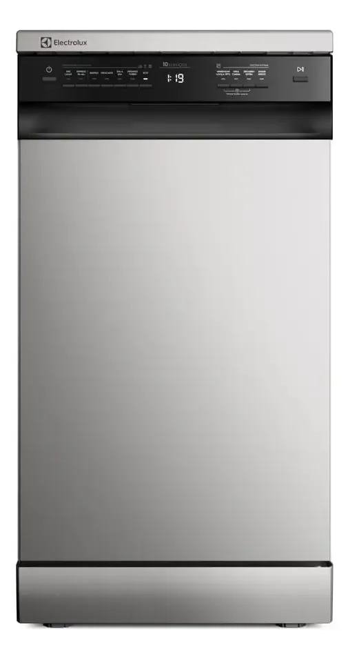 Lava-louça Electrolux 10 Serviços Inox Lava E Seca 50' Ls10e Prateado