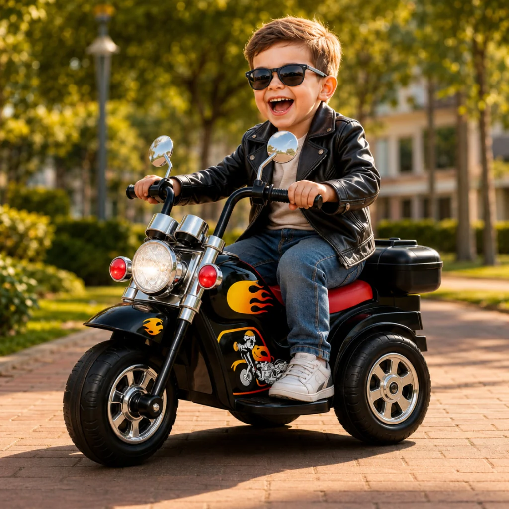 Moto Elétrica Infantil Motinha Criança Luz Menino Menina