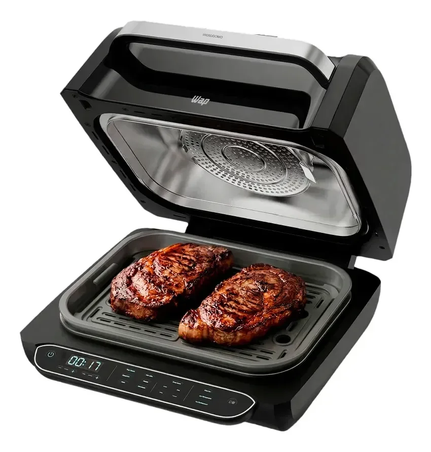 Fritadeira Elétrica Air Fryer 8 em 1 Wap Barbecue Heat Digital Wc Ab1030