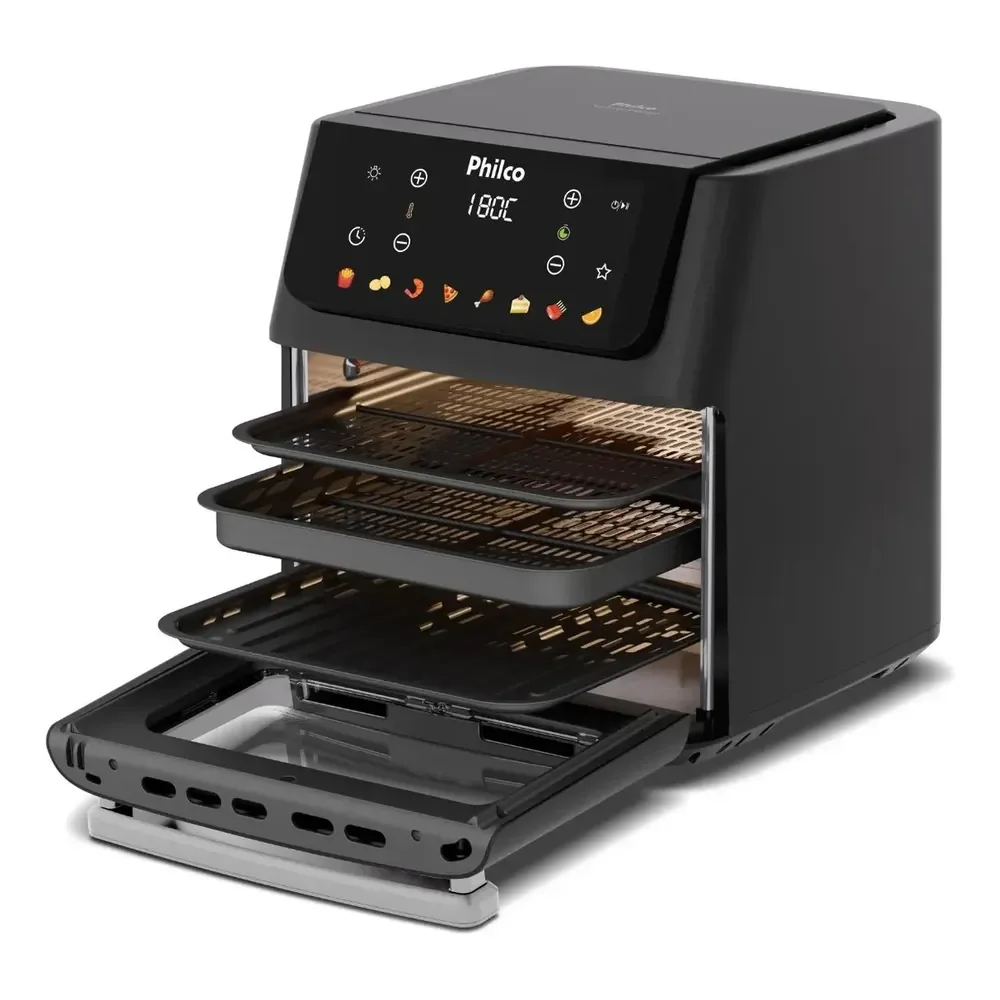 Fritadeira Air Fryer Philco 16 Litros Paf16c Preto 220v