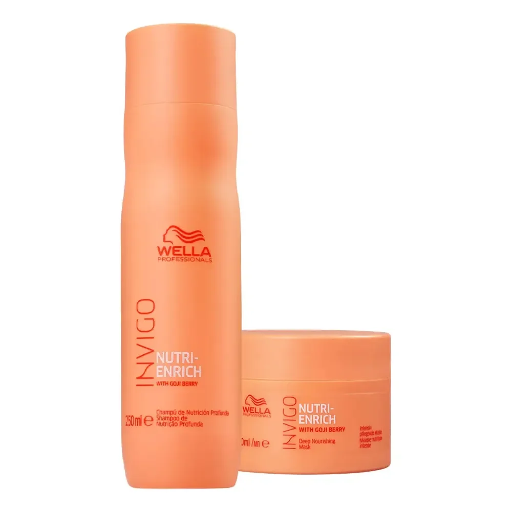 🛍️ Kit Wella Professionals Invigo Nutri-enrich Shampoo Máscara